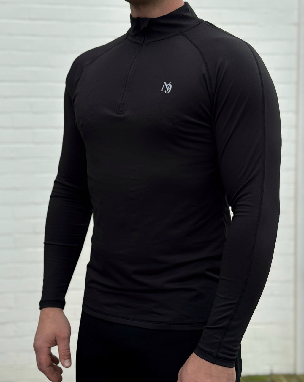 Mr. Rafal 1/4 Zip - Black 