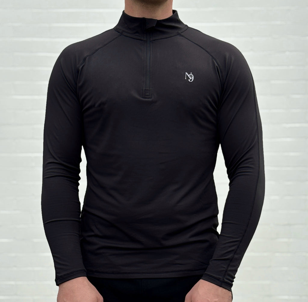 Mr. Rafal 1/4 Zip - Black 