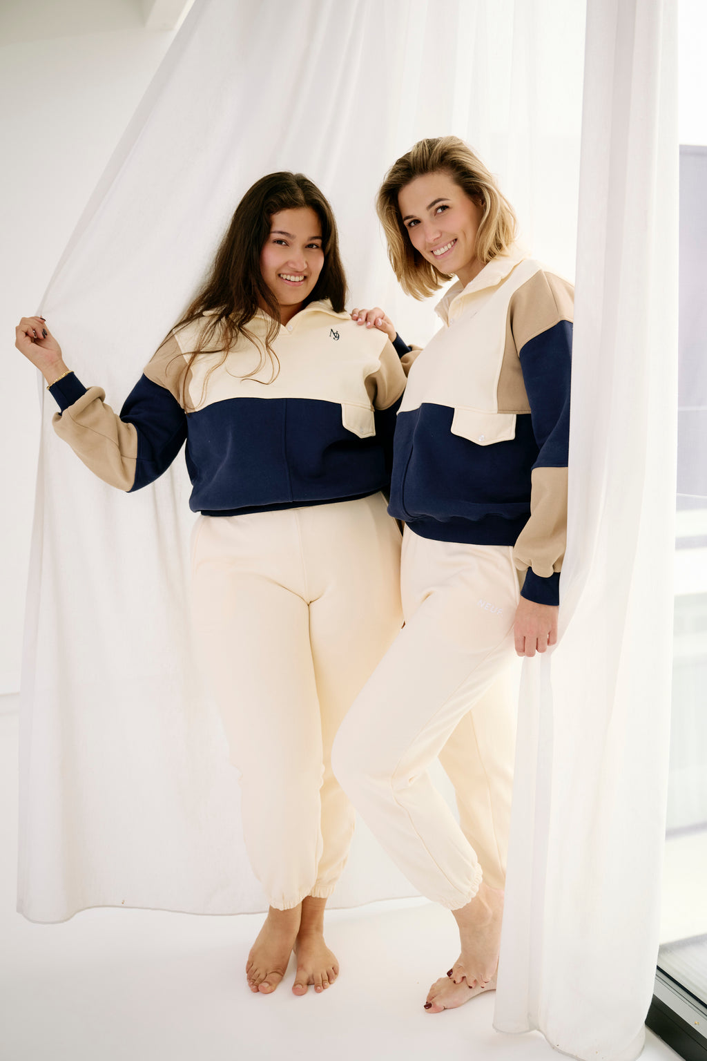 Royal – Sweat Bleu/Beige/Crème