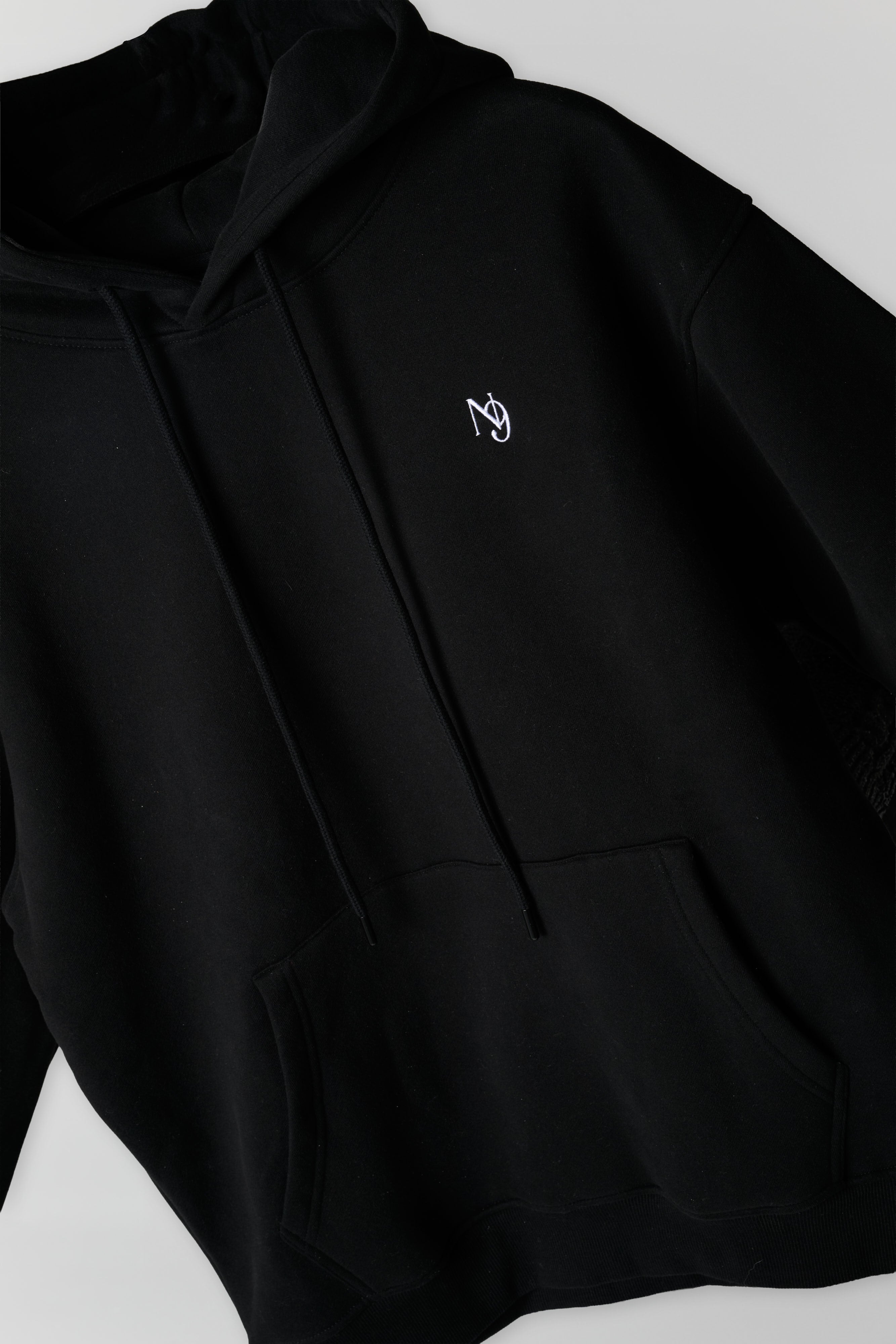 Neuf. Signature Hoodie - Black