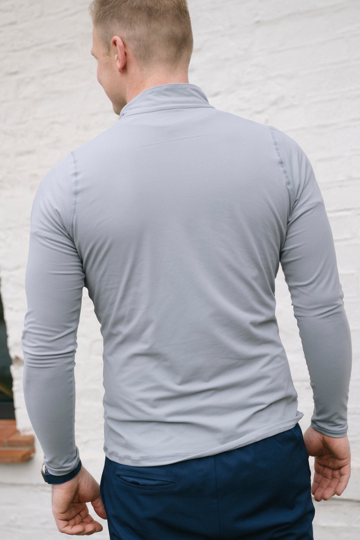 Mr. Rafal 1/4 Zip - Gray