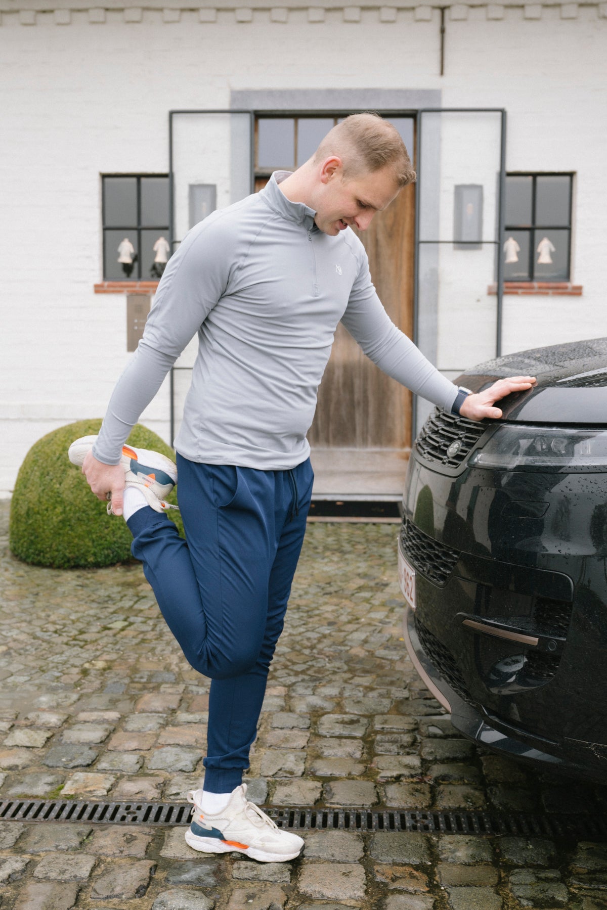 Mr. Rafal 1/4 Zip - Gray