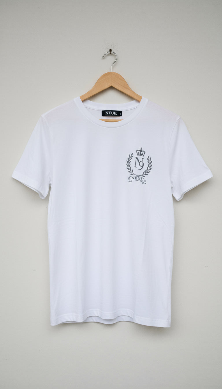 Eiffel in Paris Tee - White/Gray